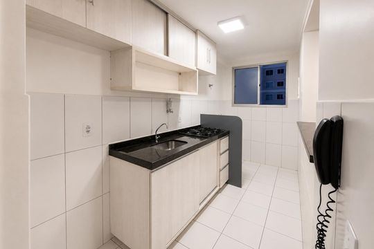 Cozinha de apartamento para alugar com 2 quartos, 48m² em Palmeiras de São José, São José dos Campos