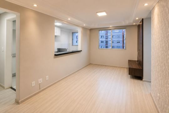 Sala de apartamento para alugar com 2 quartos, 48m² em Palmeiras de São José, São José dos Campos