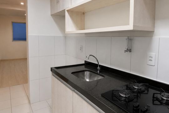 Cozinha de apartamento para alugar com 2 quartos, 48m² em Palmeiras de São José, São José dos Campos