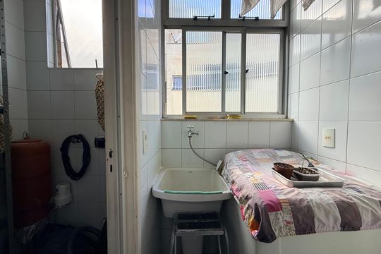 Area de serviço de apartamento à venda com 3 quartos, 85m² em Castelo, Belo Horizonte
