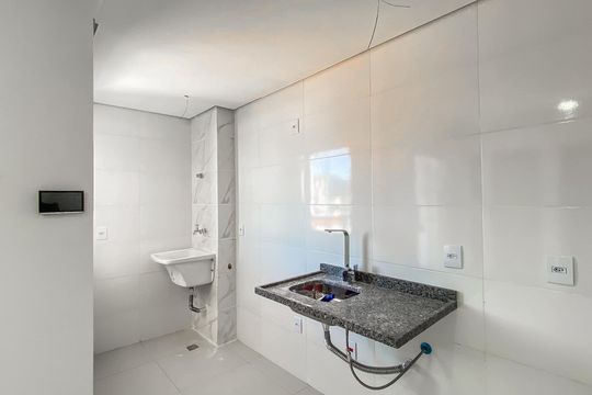 Cozinha de apartamento à venda com 1 quarto, 36m² em Vila Santana, São Paulo