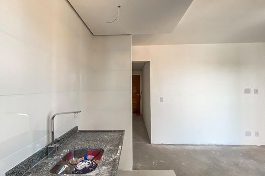 Cozinha de apartamento à venda com 1 quarto, 36m² em Vila Santana, São Paulo