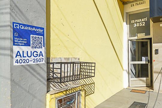 Placa na Fachada - SWRM-1085 - 17/06/2026 de kitnet/studio para alugar com 1 quarto, 33m² em Assunção, São Bernardo do Campo
