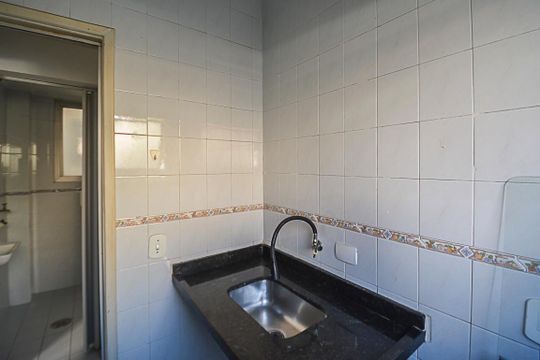 Cozinha e Área de Serviço de kitnet/studio para alugar com 1 quarto, 33m² em Assunção, São Bernardo do Campo