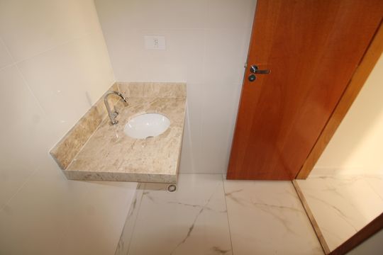 Banheiro de apartamento à venda com 2 quartos, 32m² em Vila Dom Pedro Ii, São Paulo