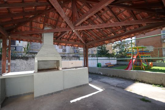 Área comum - Churrasqueira de apartamento à venda com 2 quartos, 47m² em Jardim Sulacap, Rio de Janeiro