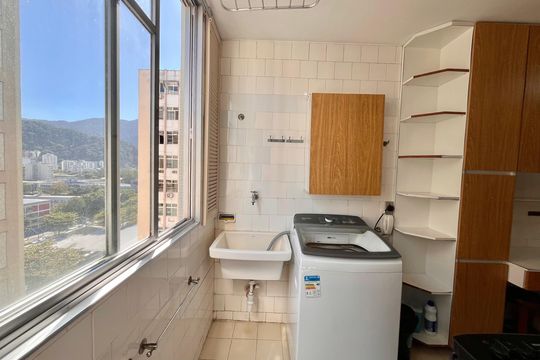 Área de Serviço de apartamento para alugar com 3 quartos, 90m² em Leblon, Rio de Janeiro