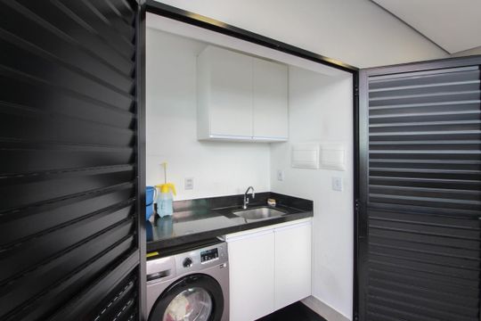Área de Serviço de apartamento à venda com 3 quartos, 105m² em Santa Branca, Belo Horizonte