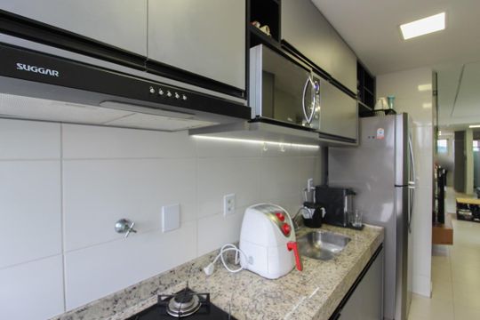Cozinha de apartamento à venda com 3 quartos, 105m² em Santa Branca, Belo Horizonte