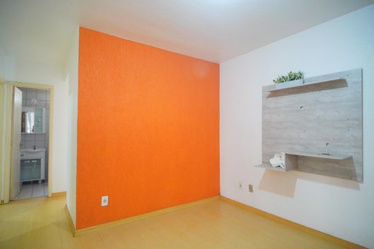 sala de apartamento para alugar com 2 quartos, 47m² em Scharlau, São Leopoldo