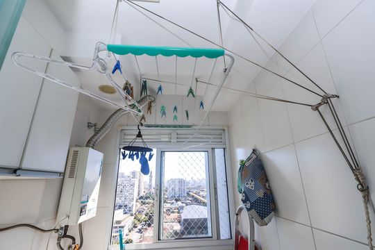 Área de Serviço de apartamento à venda com 3 quartos, 85m² em Ipiranga, São Paulo