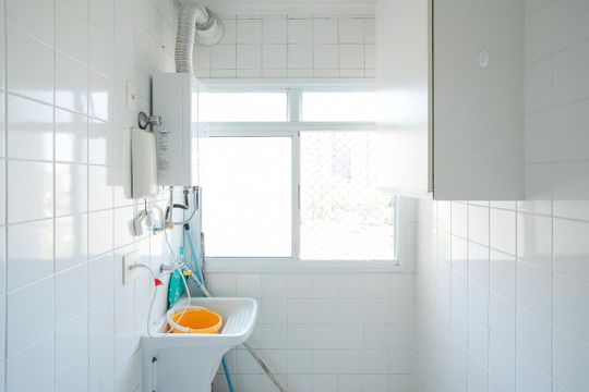Área de serviço de apartamento para alugar com 2 quartos, 64m² em Rudge Ramos, São Bernardo do Campo