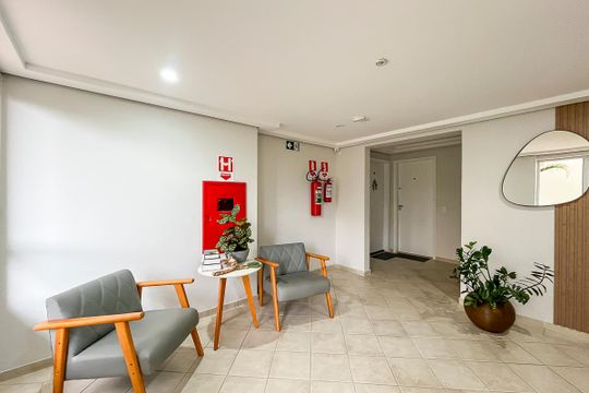Hall de entrada de apartamento para alugar com 2 quartos, 64m² em Rudge Ramos, São Bernardo do Campo