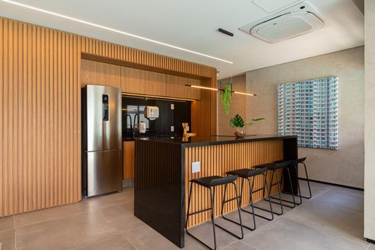 Área comum - Espaço Gourmet de apartamento para alugar com 1 quarto, 25m² em Bela Vista, São Paulo