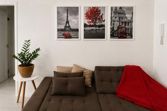 Sala de apartamento para alugar com 1 quarto, 35m² em Portão, Curitiba