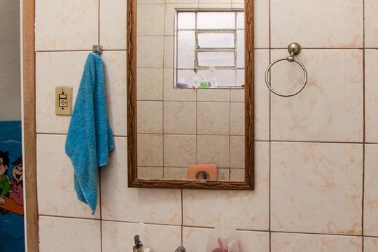 Banheiro de casa para alugar com 4 quartos, 150m² em Vila Isolina Mazzei, São Paulo