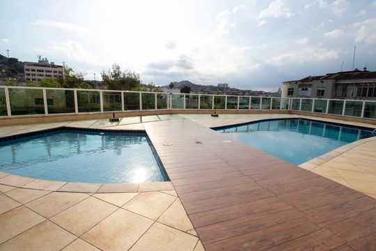Área comum - Piscina de apartamento à venda com 2 quartos, 55m² em Bonsucesso, Rio de Janeiro