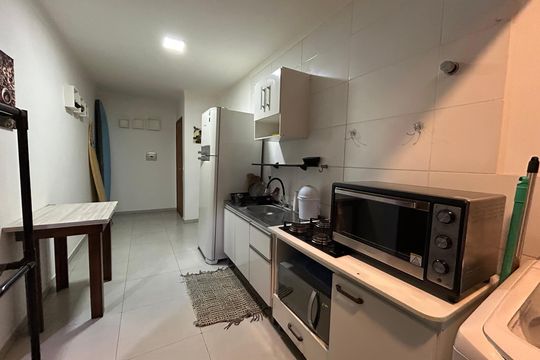 Cozinha de apartamento para alugar com 1 quarto, 35m² em Ribeirão da Ilha, Florianópolis