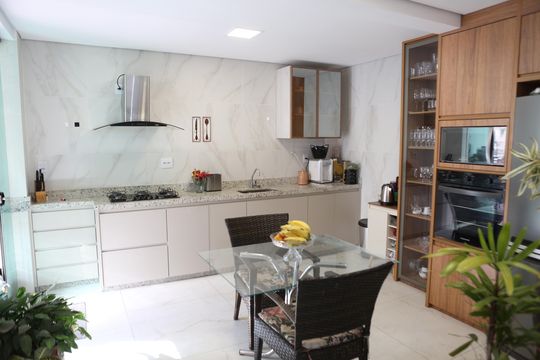 Cozinha de apartamento à venda com 3 quartos, 180m² em Riacho das Pedras, Contagem