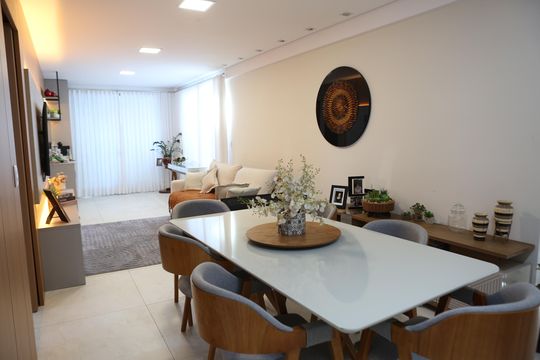 Sala de apartamento à venda com 3 quartos, 180m² em Riacho das Pedras, Contagem