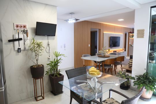 Cozinha de apartamento à venda com 3 quartos, 180m² em Riacho das Pedras, Contagem