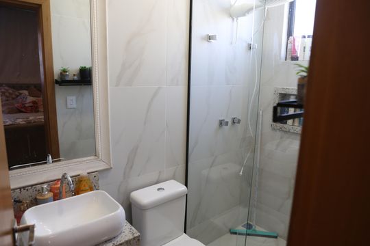 Suite Quarto 1 de apartamento à venda com 3 quartos, 180m² em Riacho das Pedras, Contagem