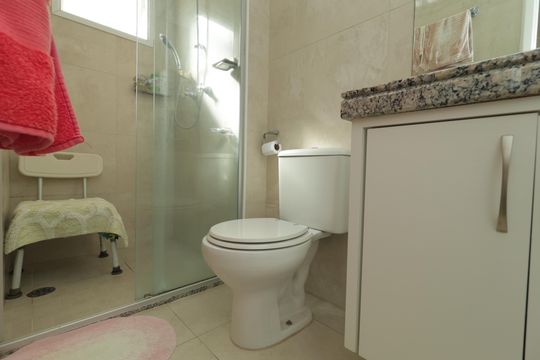 Banheiro da Suíte de apartamento à venda com 3 quartos, 115m² em Ipiranga, São Paulo