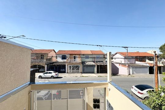 Vista da Varanda do Quarto de casa de condomínio para alugar com 1 quarto, 60m² em Jardim Mangalot, São Paulo