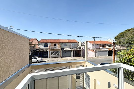 Varanda do Quarto de casa de condomínio para alugar com 1 quarto, 60m² em Jardim Mangalot, São Paulo