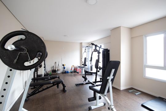 Área comum - Academia de casa de condomínio para alugar com 2 quartos, 44m² em Conceicao, Osasco