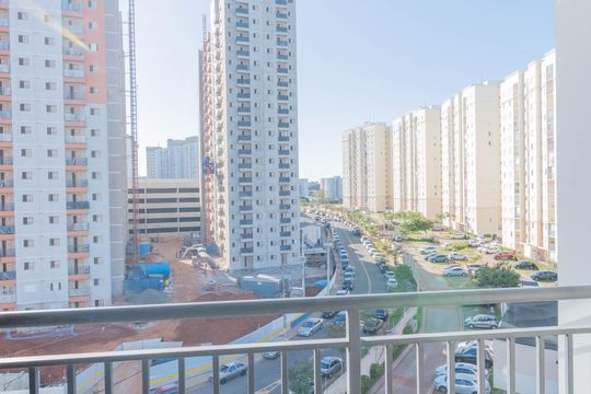 Sacada da Sala de apartamento para alugar com 2 quartos, 49m² em Residencial Parque da Fazenda, Campinas