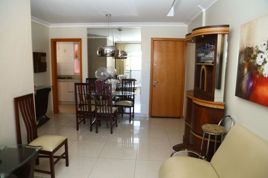 Sala de apartamento à venda com 2 quartos, 87m² em Setor Central, Goiânia