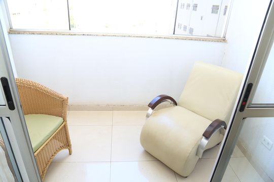 Varanda de apartamento para alugar com 2 quartos, 87m² em Setor Central, Goiânia