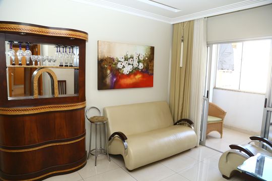Sala de apartamento para alugar com 2 quartos, 87m² em Setor Central, Goiânia