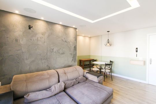 Sala de apartamento para alugar com 2 quartos, 60m² em Marechal Rondon, Canoas