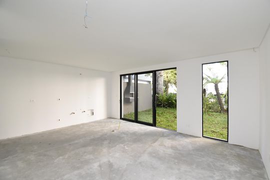 Sala e Cozinha de casa de condomínio à venda com 2 quartos, 126m² em Guabirotuba, Curitiba