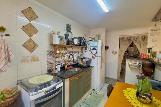 Cozinha de apartamento à venda com 2 quartos, 63m² em Parque Cecap, Guarulhos
