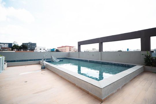 Piscina de apartamento à venda com 1 quarto, 24m² em Nova Suíça, Belo Horizonte