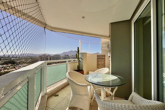 Varanda de apartamento para alugar com 3 quartos, 110m² em Barra da Tijuca, Rio de Janeiro