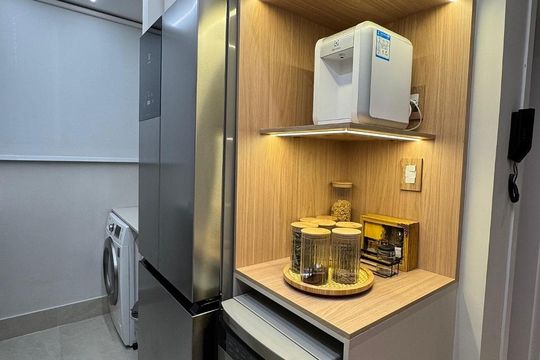 Cozinha de apartamento à venda com 2 quartos, 60m² em Ouro Preto, Belo Horizonte