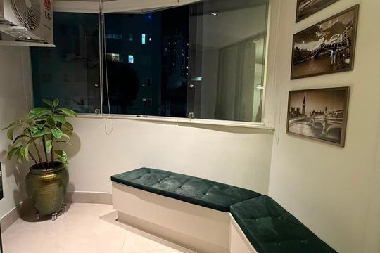 Varanda de apartamento à venda com 2 quartos, 60m² em Ouro Preto, Belo Horizonte
