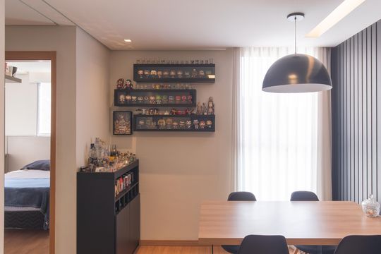 Sala de apartamento à venda com 2 quartos, 50m² em Conjunto Helena Antipoff, Belo Horizonte