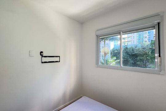 Quarto Suíte de apartamento para alugar com 1 quarto, 28m² em Campo Belo, São Paulo