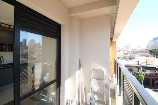 Quarto 1 - Varanda de apartamento à venda com 1 quarto, 30m² em Vila Pauliceia, São Paulo