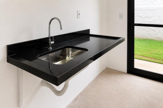 Cozinha de casa de condomínio à venda com 2 quartos, 89m² em Medeiros, Jundiaí