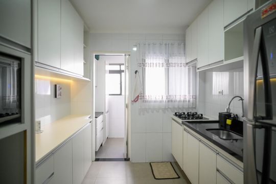 Cozinha de apartamento à venda com 2 quartos, 65m² em Jardim Santa Cruz (sacoma), São Paulo
