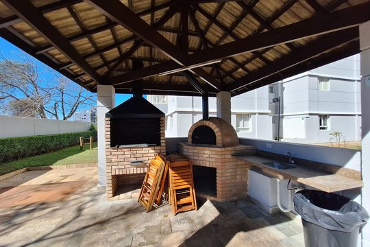 Área comum - Churrasqueira de apartamento para alugar com 2 quartos, 60m² em Campestre, Santo André