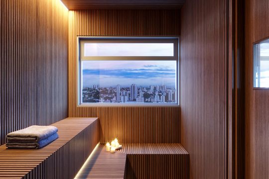 Área externa de apartamento à venda com 3 quartos, 156m² em Cambuí, Campinas