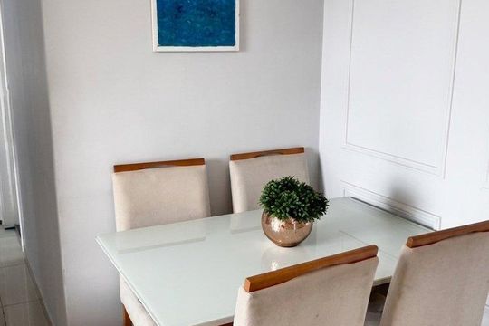 Sala de Jantar de apartamento à venda com 2 quartos, 48m² em Colônia (Zona Leste), São Paulo