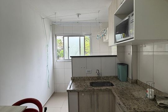 Cozinha de apartamento para alugar com 1 quarto, 52m² em Nova Petrópolis, São Bernardo do Campo
